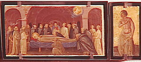 Les Funérailles de saint Jérôme (élément de la prédelle du Retable Rinieri), image 3/3