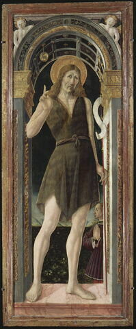 Saint Jean-Baptiste avec le donateur (Giulio Cesare da Varano)
