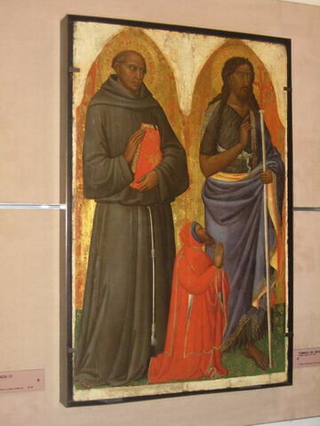 Saint Jean Baptiste, saint Antoine de Padoue et le donateur, Bonifazio Lupi, image 2/2