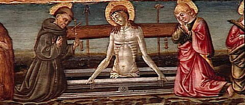 Le Christ adoré par huit saints, image 3/5
