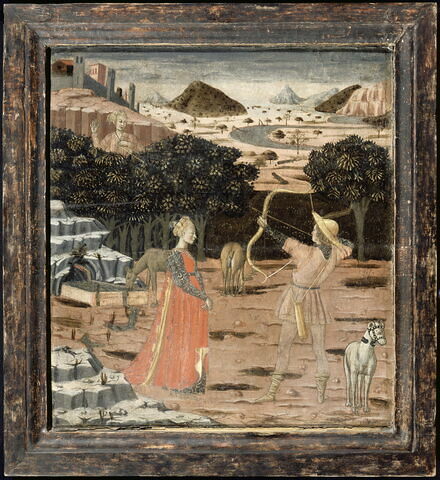 Scène de l'Histoire de Céphale et Procris, image 1/2