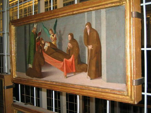 Trois scènes de la vie de saint Jean Gualbert : Mort de saint Jean Gualbert, image 2/3
