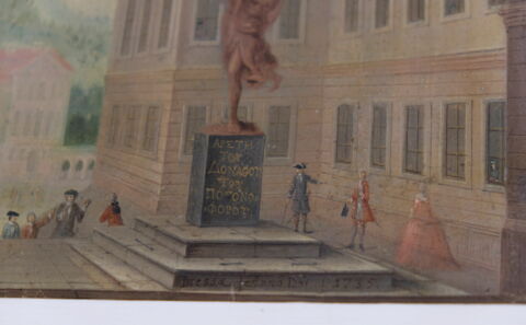 Dresde, vue urbaine avec statue de la Renommée, image 7/11