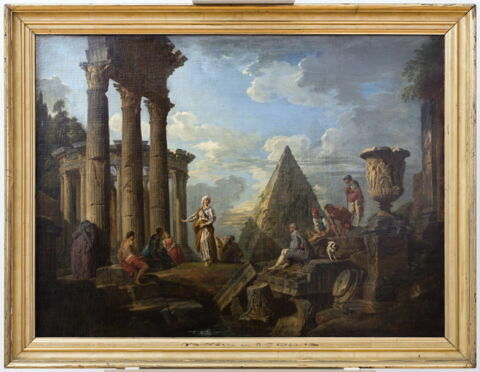 Une sibylle prêchant dans des ruines, image 4/6