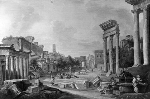 Vue du Forum à Rome, image 3/4