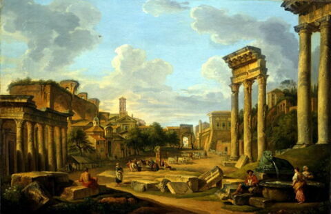 Vue du Forum à Rome, image 4/4