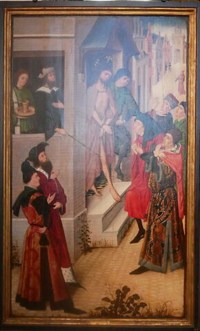 Le Christ chez Pilate. Au revers : La Vierge de l'Annonciation (grisaille)