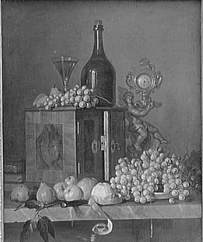 Nature morte au garde-manger et à la pendule, image 8/8