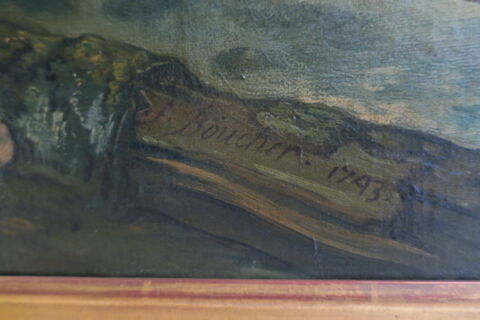 Sujet pastoral. La Bergère endormie, image 2/3