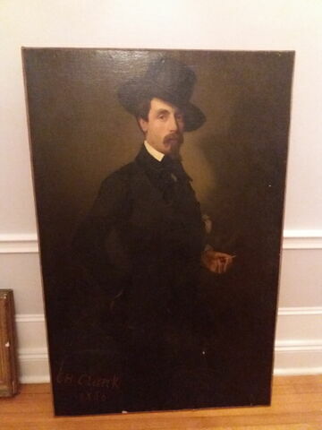 Portrait d'homme fumant