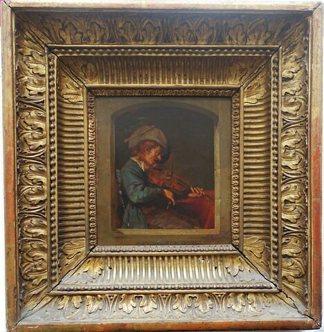 Joueur de violon à une fenêtre