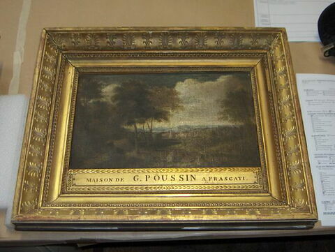 Paysage italien, dit jadis Maison de Guaspre Poussin à Frascati, image 2/2