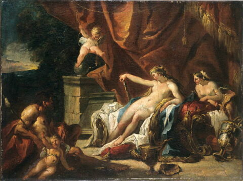 Hercule aux pieds d'Omphale