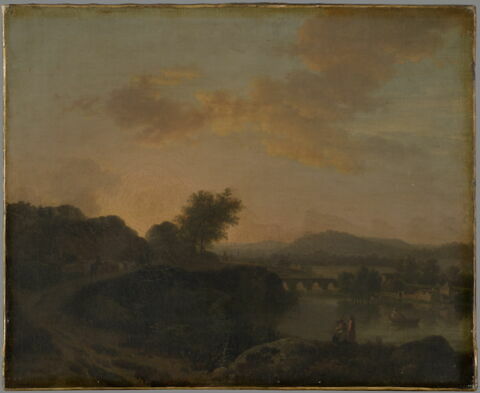 Paysage, effet du matin