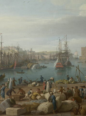 L'Intérieur du port de Marseille, vu du Pavillon de l'Horloge du Parc, image 3/8