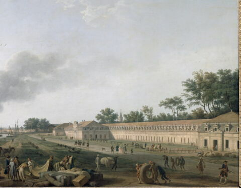 Vue du port de Rochefort ; prise du Magasin des colonies, image 6/6