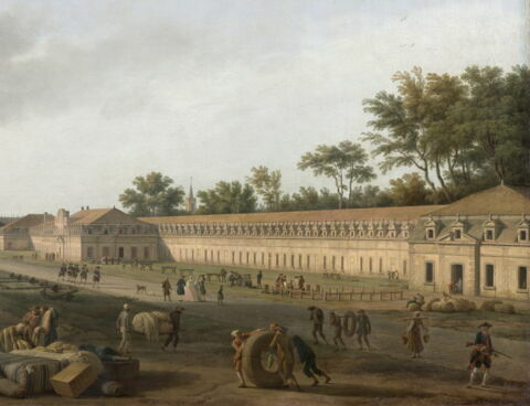 Vue du port de Rochefort ; prise du Magasin des colonies, image 4/6