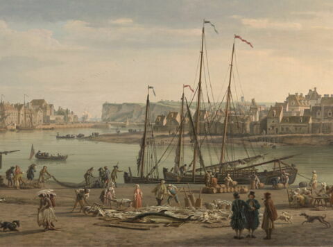 Vue du port de Dieppe, image 3/4