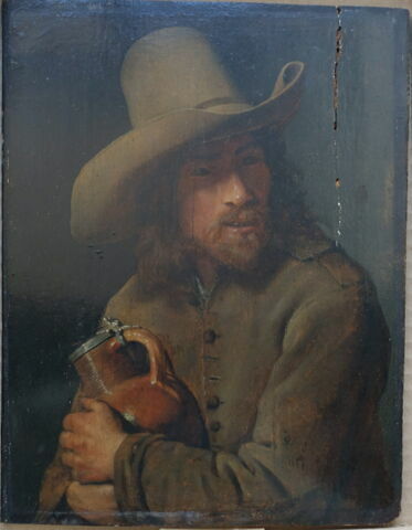 Homme à la cruche de grès