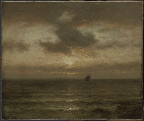 Coucher de soleil sur la mer