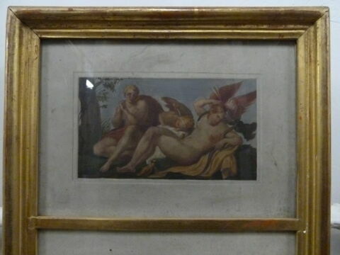 Cupidon, l'Amour et un homme se lamentant, image 2/6