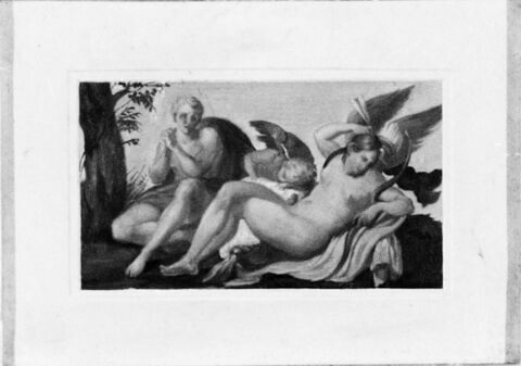 Cupidon, l'Amour et un homme se lamentant, image 5/6