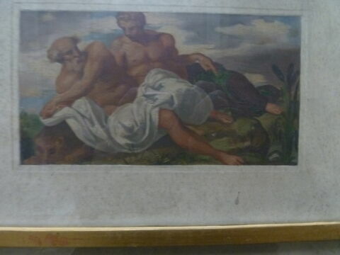 Deux hommes et un lion (dit autrefois 