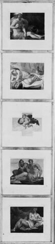 Femme couchée et un coq (dit autrefois 