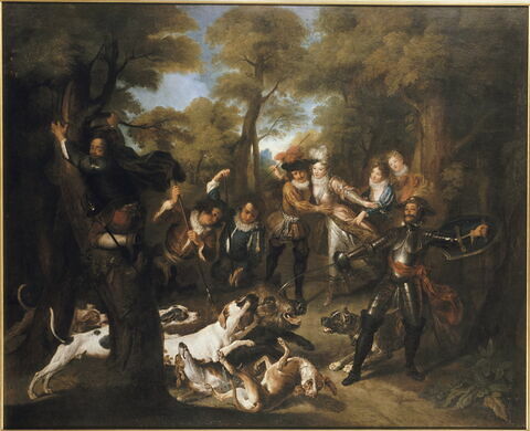 Poltronnerie de Sancho à la chasse