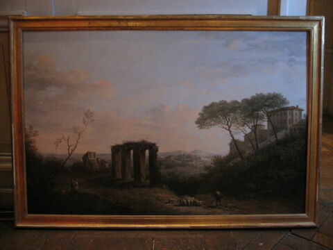 Paysage d'Italie avec aqueduc en ruines, image 2/2