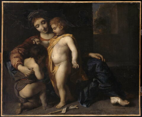 La Vierge, l'Enfant Jésus et le petit saint Jean, image 6/6