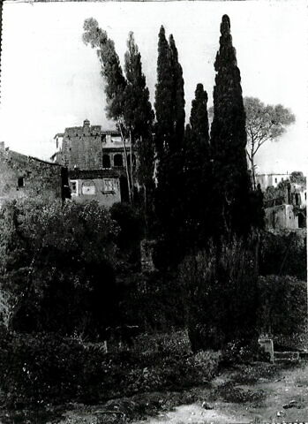 Paysage de la Villa d'Este à Tivoli en 1802. Étude d'après nature, image 2/2