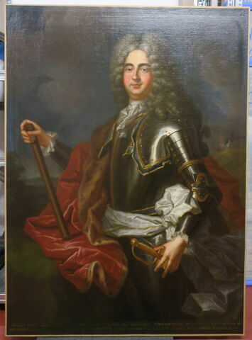 Portrait d'homme avec une cuirasse