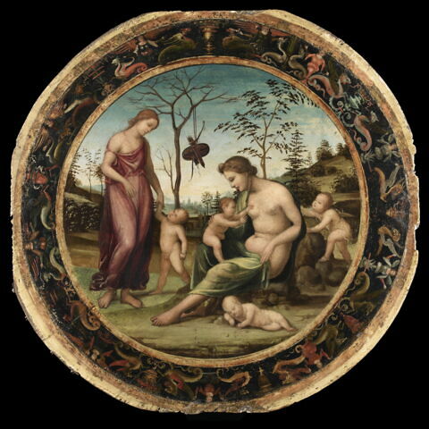 L'Amour et la Charité, dit jadis Vénus terrestre avec Éros et Vénus céleste avec Antéros et deux autres Cupidons ou Allégorie de l'Amour