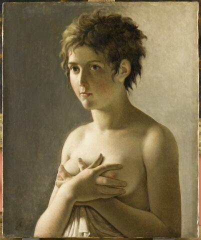 Jeune fille en buste.