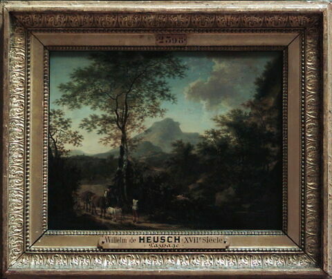 Paysage avec paysans conduisant un troupeau, image 4/5