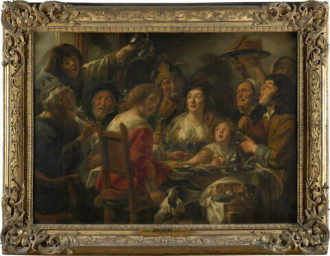 Le roi boit ou Repas de famille le jour de la fête des Rois, image 2/3