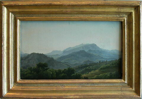 Vue prise de Subiaco, près de Rome., image 2/2