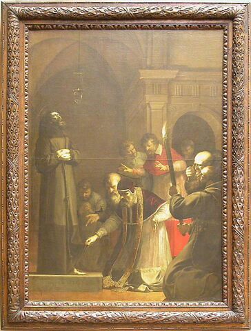 Le pape Nicolas V, en 1449, se fait ouvrir le caveau de saint François d'Assise, image 2/4