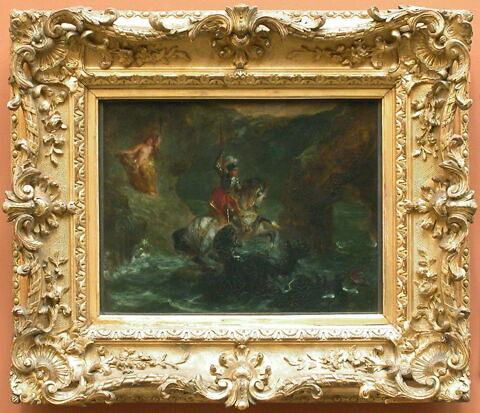 Saint Georges combattant le dragon, dit aussi Persée délivrant Andromède, image 2/2