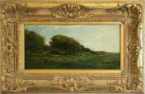Les Graves de Villerville (Calvados), dit aussi Pâturage avec vue sur la mer., image 2/3