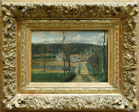 Ville-d'Avray. L'étang, la maison Cabassud et l'extrémité de la propriété Corot., image 2/3