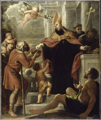 Saint Thomas de Villeneuve (1486-1555) distribuant les aumônes, image 4/4