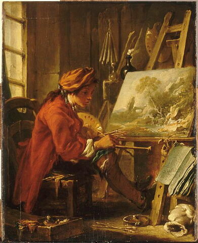 Le Peintre dans son atelier, image 4/4