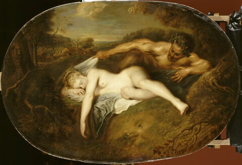 Nymphe et satyre, dit parfois Jupiter et Antiope, image 4/5