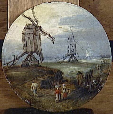 Paysage aux moulins à vent, image 2/3