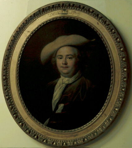 Portrait d'homme, dit autrefois Antoine Michaut (1768-1826), de la Comédie-Française., image 6/6