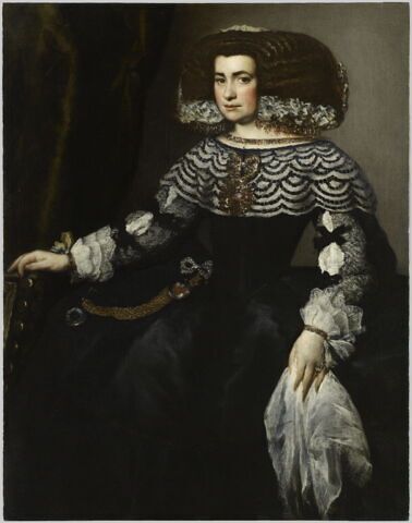 Portrait d'une femme de la cour d' Espagne