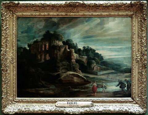 Paysage avec les ruines du mont Palatin à Rome, image 3/4