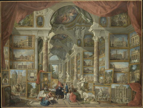 Galerie de vues de la Rome moderne
